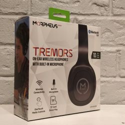 Morpheus Tremors Stereo Wireless Headphones with Microphone