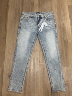 Purple Brand Acid Wash Jeans