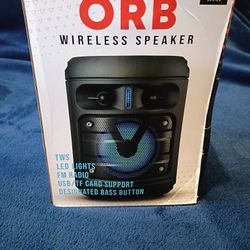 Wireless Speaker New In Box + Charger