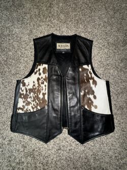Men’s M. Julian Wilson’s Leather Vest Sz L