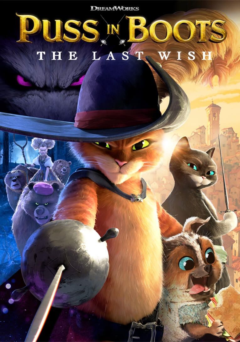 Puss In Boots : The Last Wish 4K (UHD) Movie - Digital Code Only