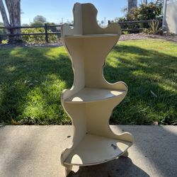 Solid Wood Corner Shelf 
