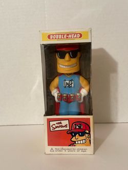 The Simpsons Duff Man Bobble Head