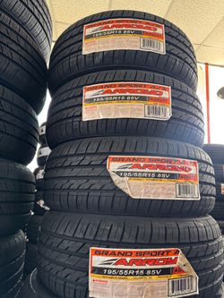 ✅📲195/55/15 vendo set de llantas nuevas Arroyo