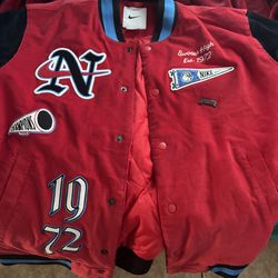 Nike Corduroy Letterman’s Jacket