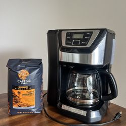 Coffee Maker + 2lb Beans