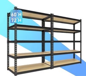 72 H Heavy Duty Metal Shelves