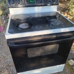 Electric Oven Flat Cook Top Used GE
