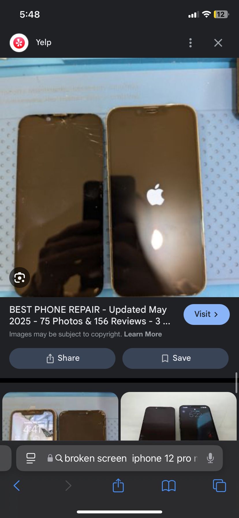 17 iPhones Damaged Not Working