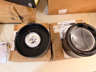 Round LED Ceiling Light Fixtures – Set of 2