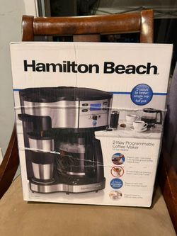 Hamilton Beach 2-Way Programmable Coffee Maker – Brand New – $60 OBO
