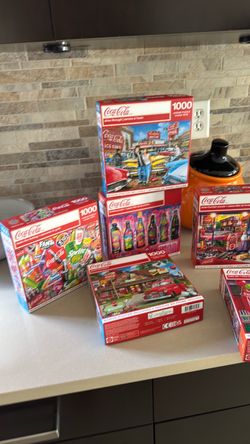Coca Cola themed puzzles