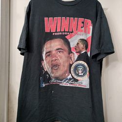 Vintage 2000s Obama T Shirt Size XL