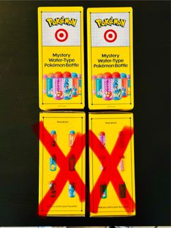 Pokemon X Target Mystery Water Type Pokemon Bottle 30th Anniversary