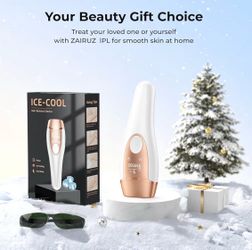 IPL Hair Removal Device with Ice Cooling, 9 Energy Levels & Unlimited Flashes for Women and Men