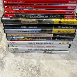 Nintendo GameCube, Wii, Switch Games
