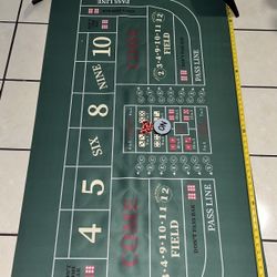 Craps table game 