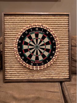 CUSTOM HAND MADE DART BOARD
