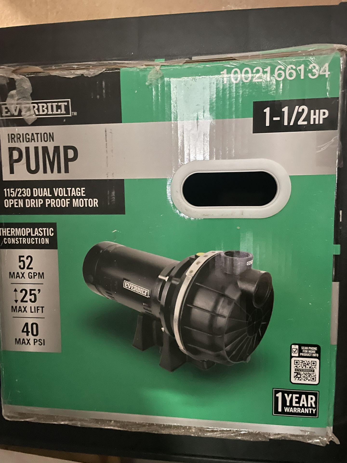 Sprinkler System Pump Everbilt