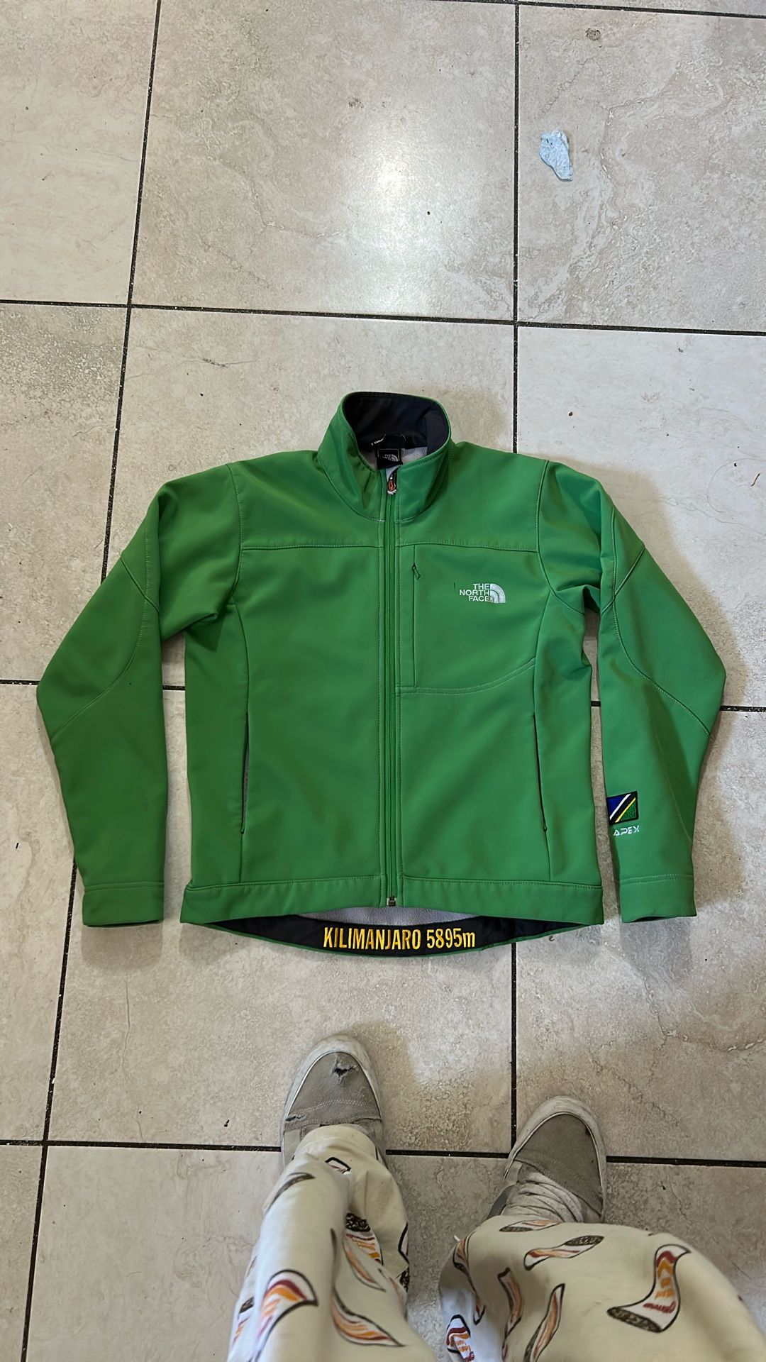 THE NORTH FACE 7 Summits Project Kilimanjaro 2006 Apex Jacket Wmns Small Green