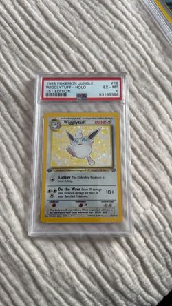 1999 Pokémon Jungle Wigglytuff Holo 1st Edition PSA 6