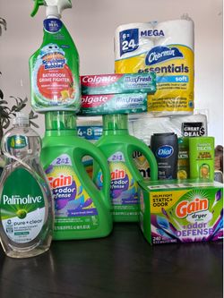 Household Essentials Bundle Charmin Gain Colgate