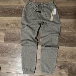 Essentials dark oatmeal sweatpants