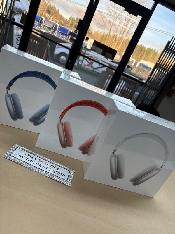 Apple Airpods Max Bluetooth Headphones New - Pay $1 today and pay the rest later -