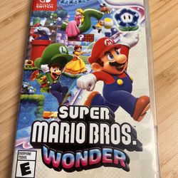 Super Mario Wonder Nintendo Switch Game Great Condition Complete