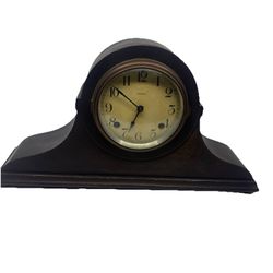 Antique Ansonia Mantel Clock New York USA 1900’s Runs No Pendulum W/ Key VIDEO