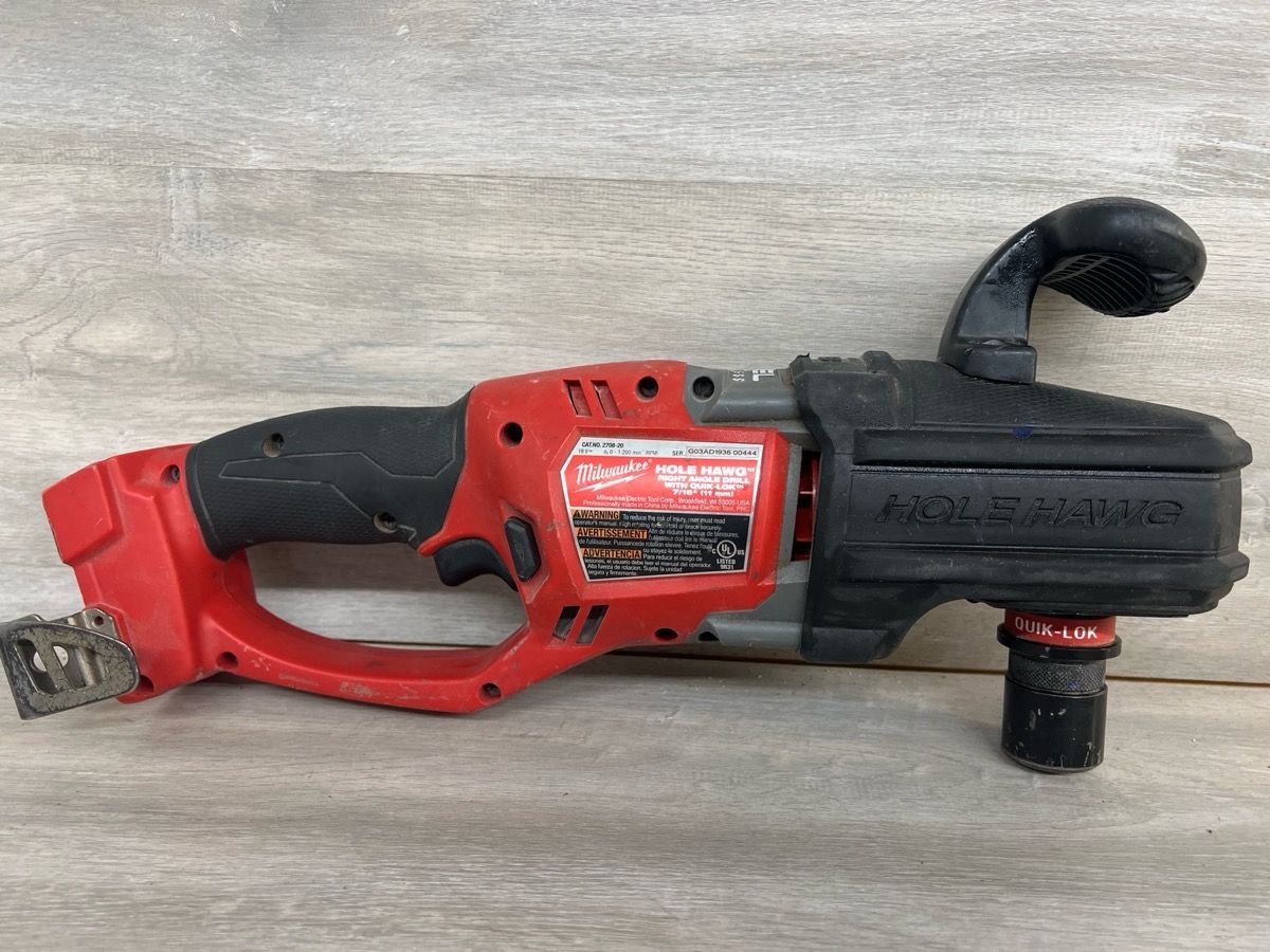 Milwaukee 2708-20 M18 FUEL 7/16 Inch Hole Hawg Right Angle Drill Tool Only (PO1022370)