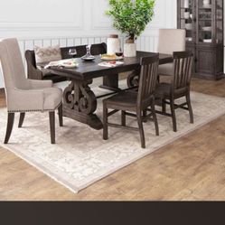 Used Gray Hacienda Dining set 