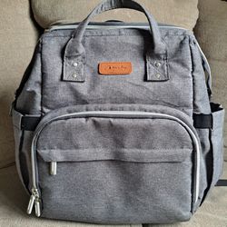 Gray Diaper Bag