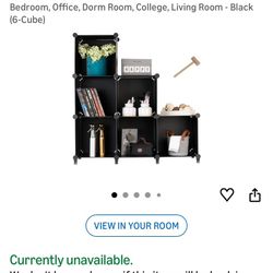 6 Cube Storage/Organizer-NEW