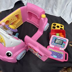 Fisher price laugh and learn car and  table For baby boy  and toddler
