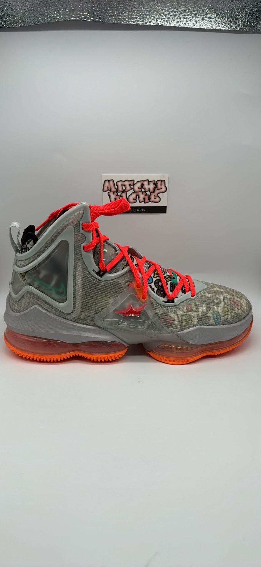 Nike LeBron 19 Fast Food Bright Crimson Sz. 9.5