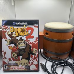 Donkey Konga 2 WITH Bongos Nintendo GameCube