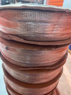 Techflex Flexo MBN0.38SV250 Tinned Copper Braided Sleeving 3/8" 250ft Spool Silv