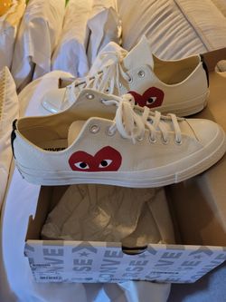 Converse Garcon Size 10 Worn Twice With Box New