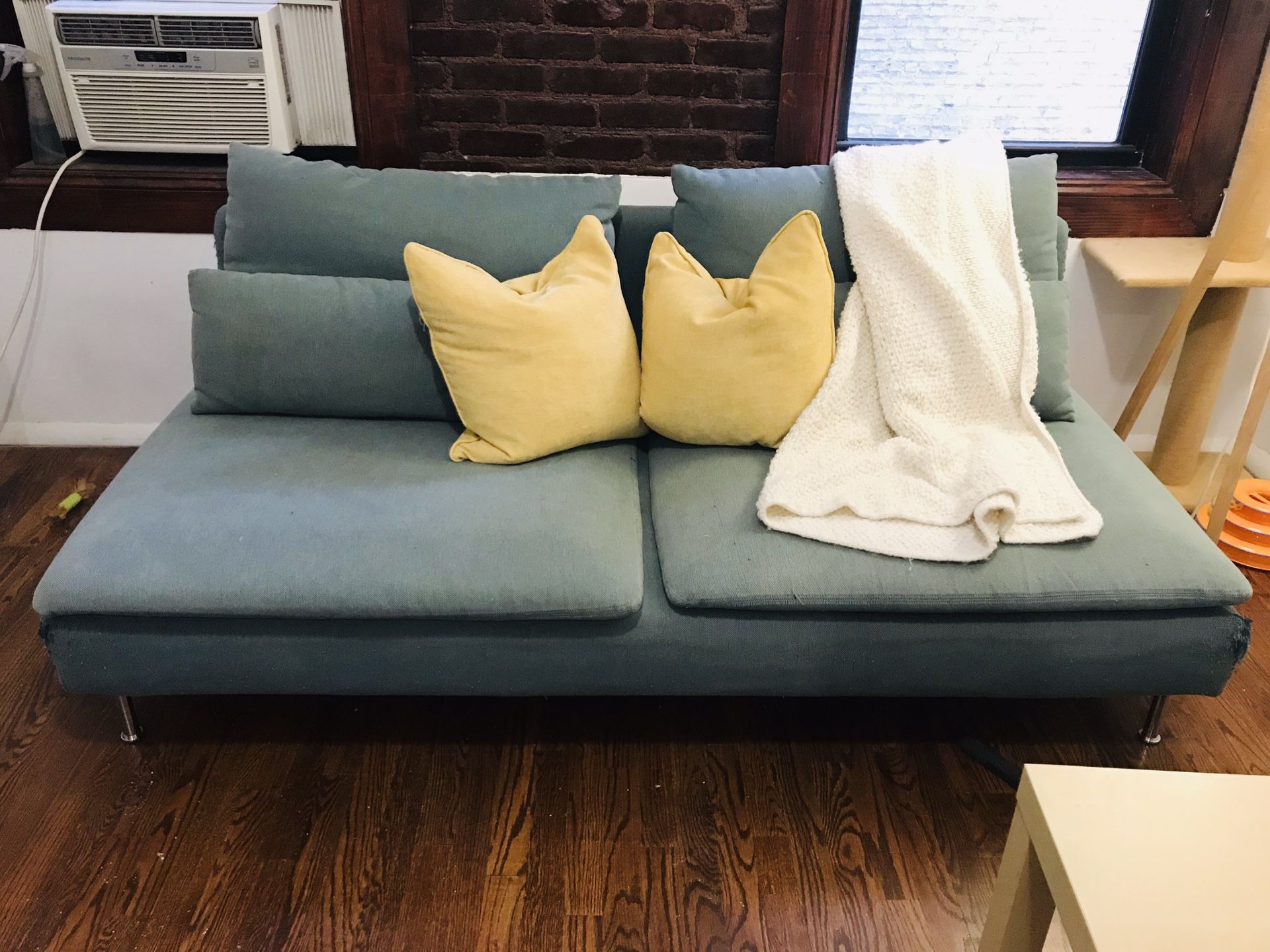 Couch Originally $600 - Pillows and Throw Included