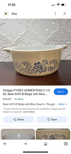 Vintage Cinderella 1970s Pyrex Bowl