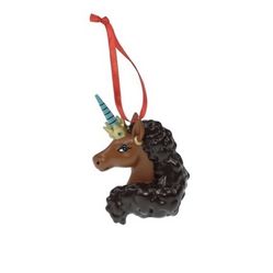 Alfa Unicorn Polyresin Ornament 