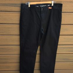 Men's Garment Makers Industrie Black Casual Pants - 36x30 - Great Condition 