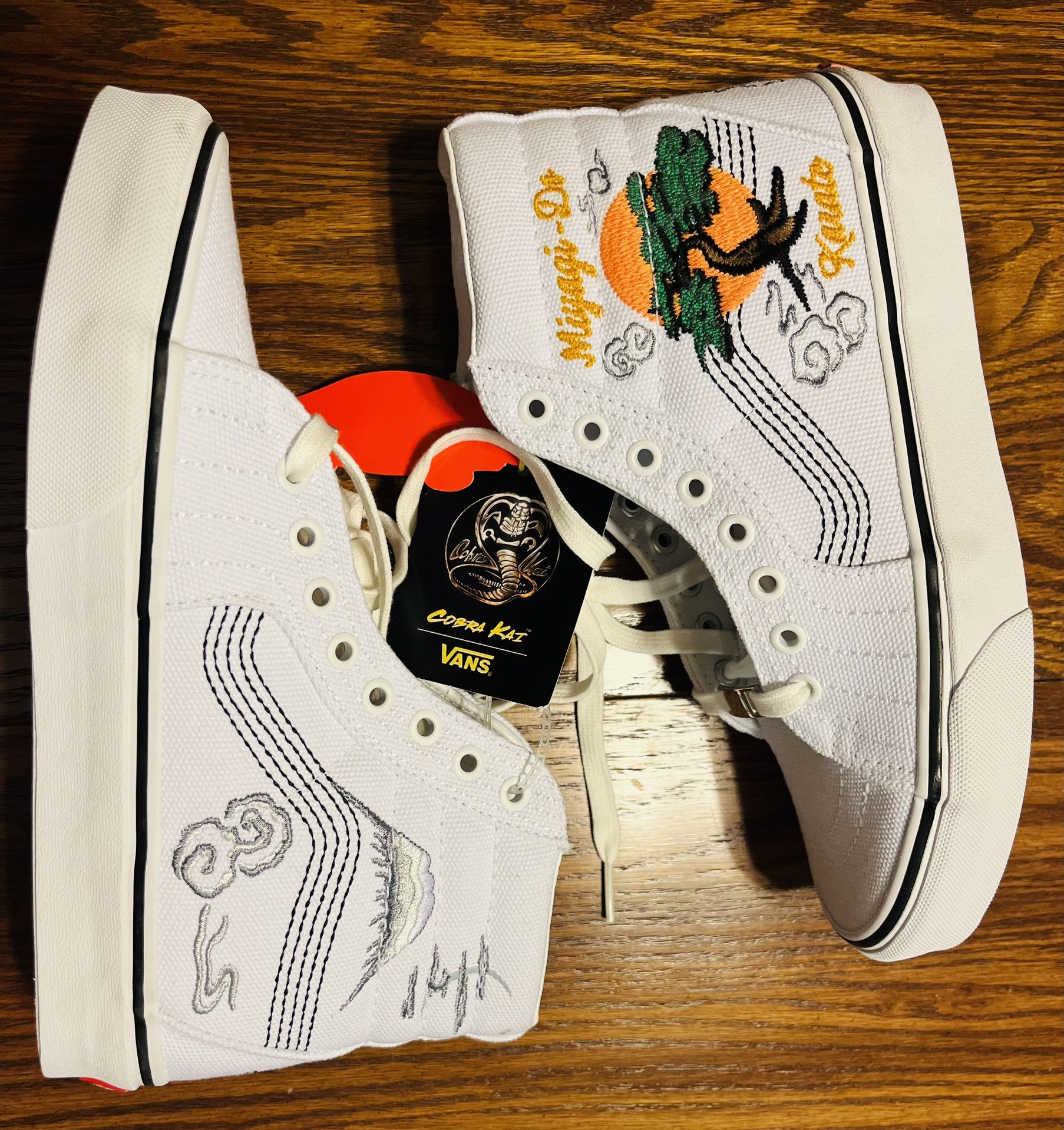 Vans SK8-HI Cobra Kai Karate Kid Miyagi-Do Shoe Size Women’s 9 & Men’s 7.5 - NEW