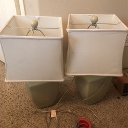 Light Greenish Brown Lamps
