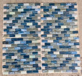 Swirl Glass Mosaic Tile Sheets 28 Square Feet (12"x12") Backsplash Kit