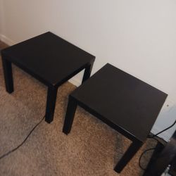 2 Black Modern Clean End Tables Asking $50 For The Set Must Pick Up Broadway And APACHE BUCKEYE AZ CASH ONLY PLS THANKS Check Out My Page All Types Of