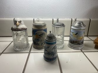 Collectible vintage eagle Stein’s