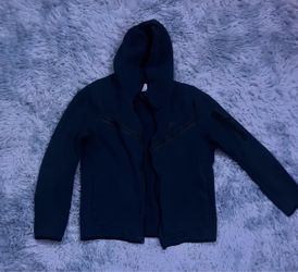 Navy Blue Nike Tech Fleece Full-Zip Hoodie