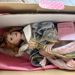 Paradise Galleries Porcelain Doll 
